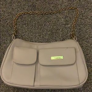 small white purse
